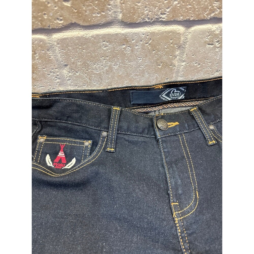 EVISU No 1 Unique 2013 Denim Jeans Size 28 NEW - Picture 2 of 12